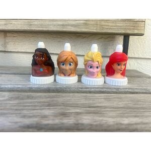 Good2Grow Disney Princess Characters Juice Toppers Sippy(Set of‎ 4)